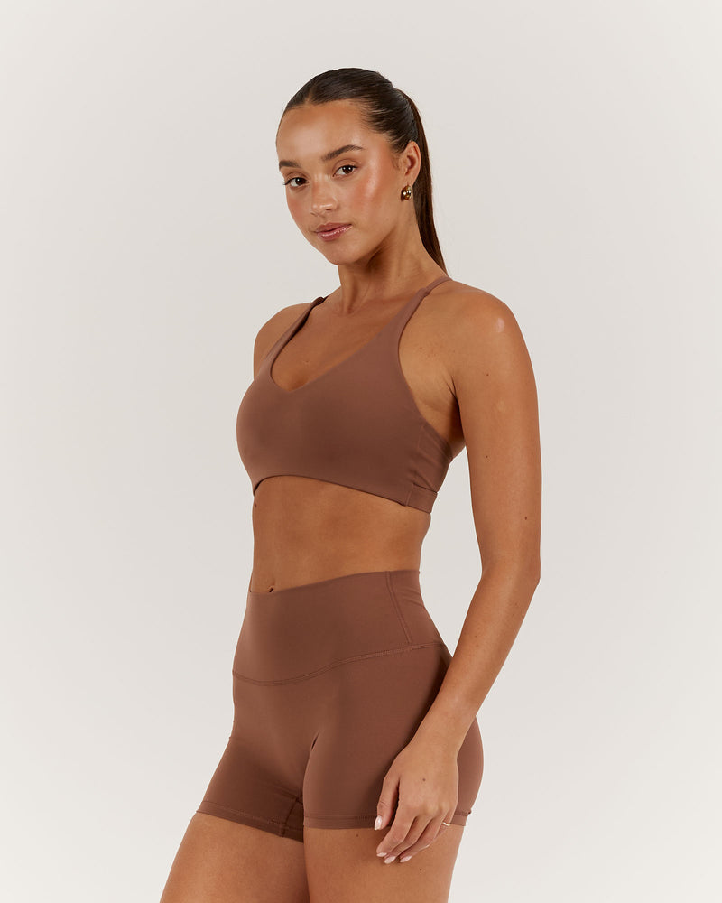 LUXE KELSEY BRA - TOFFEE