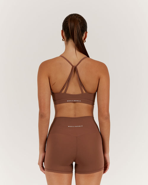 LUXE KELSEY BRA - TOFFEE