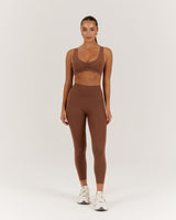 LUXE LEGGINGS 24" - TOFFEE