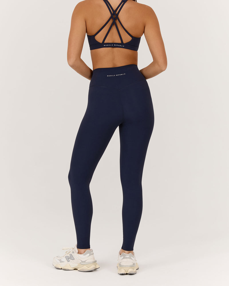 LUXE LEGGINGS 28" - DEEP NAVY