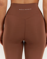 LUXE LEGGINGS 28" - TOFFEE