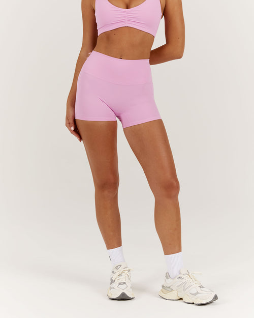 LUXE MINI SHORTS - GUAVA