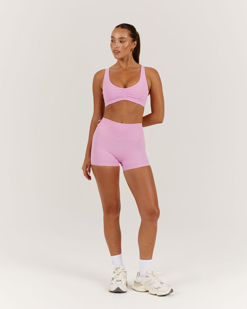 LUXE MINI SHORTS - GUAVA