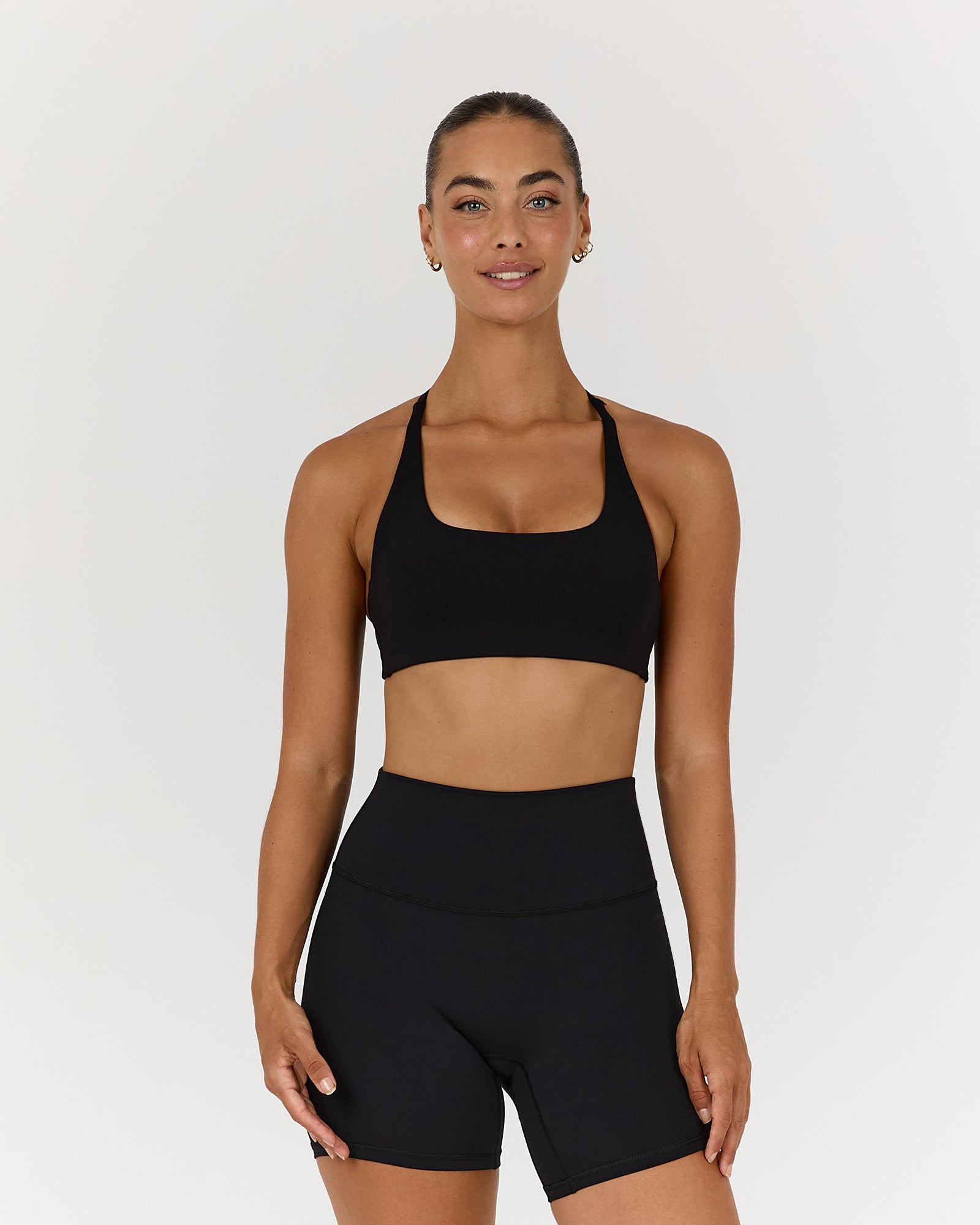 LUXE ADDISON BRA - BLACK – MUSCLE REPUBLIC