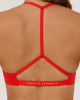 LUXE ADDISON BRA - FIERY RED