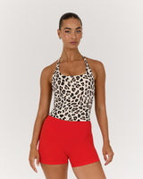 LUXE ADDISON TOP - FIERCE LEOPARD