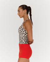LUXE ADDISON TOP - FIERCE LEOPARD