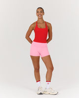 LUXE ADDISON TOP - FIERY RED