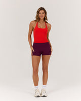 LUXE ADDISON TOP - FIERY RED