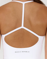 LUXE ADDISON TOP - WHITE