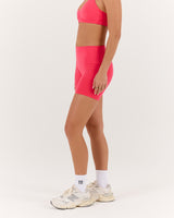 LUXE ALEXA BIKER SHORTS - SUNRISE