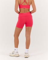 LUXE ALEXA BIKER SHORTS - SUNRISE