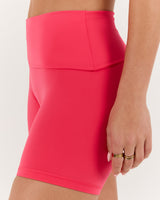 LUXE ALEXA BIKER SHORTS - SUNRISE
