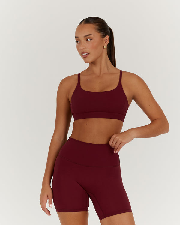 LUXE ASH BRA - BERRY