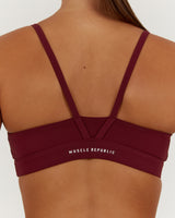 LUXE ASH BRA - BERRY