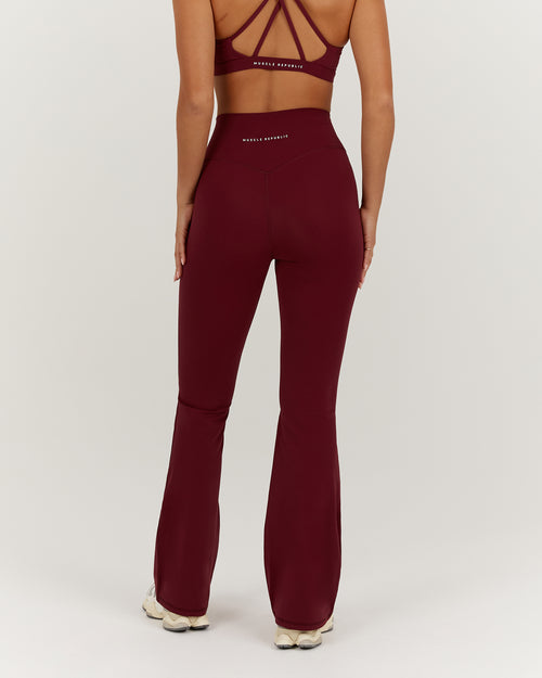 LUXE BELLA FLARES - BERRY