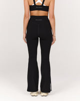LUXE BELLA FLARES - BLACK WHITE