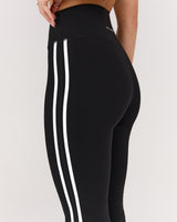 LUXE BELLA FLARES - BLACK WHITE
