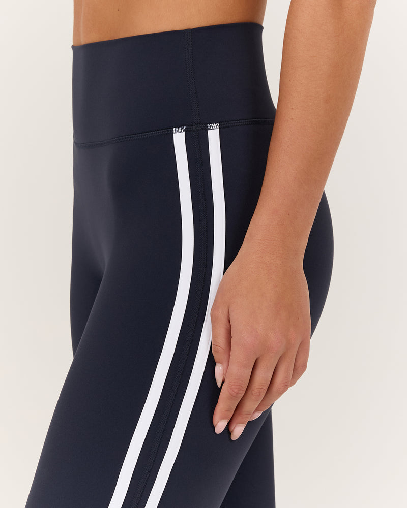 LUXE BELLA FLARES - DEEP NAVY WHITE