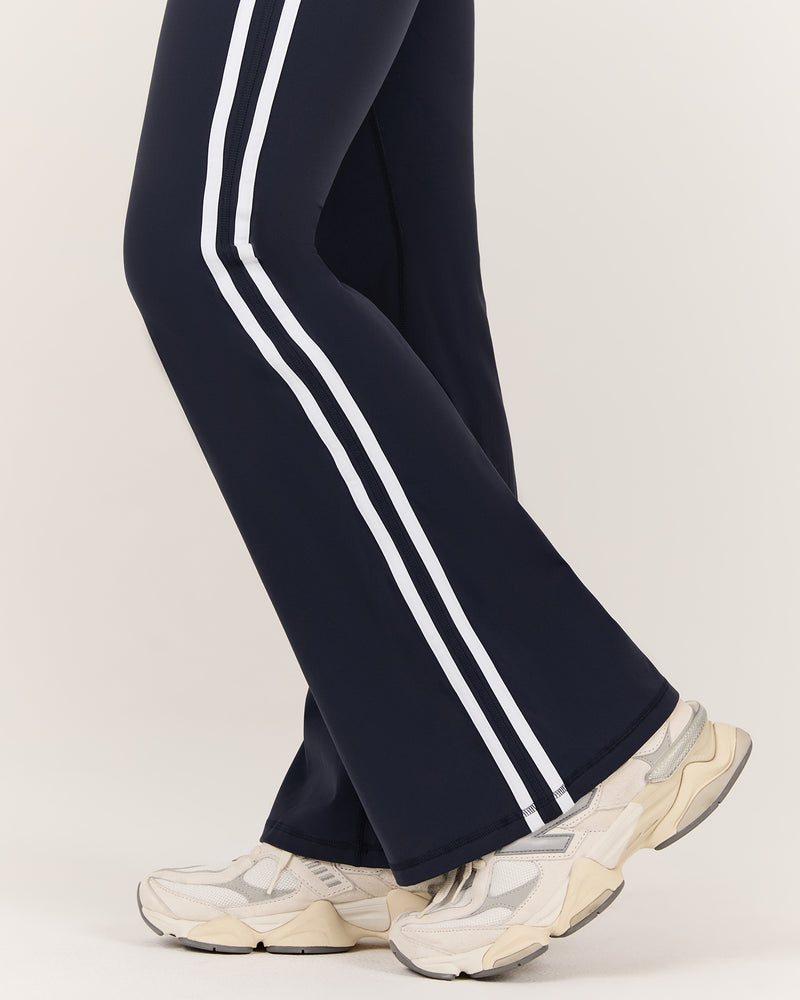 LUXE BELLA FLARES - DEEP NAVY WHITE