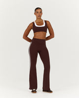 LUXE BELLA FLARES - FONDANT WHITE