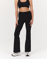 LUXE BELLA PETITE FLARES - BLACK