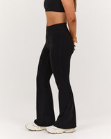 LUXE BELLA PETITE FLARES - BLACK