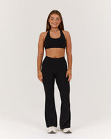 LUXE BELLA PETITE FLARES - BLACK