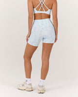 LUXE BIKER SHORTS V2 - AURA MERMAID