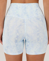LUXE BIKER SHORTS V2 - AURA MERMAID