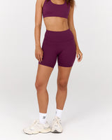 LUXE BIKER SHORTS V2 - BEET