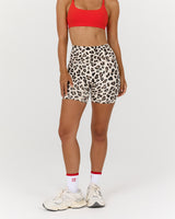 LUXE BIKER SHORTS V2 - FIERCE LEOPARD