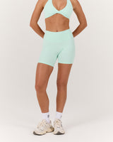 LUXE BIKER SHORTS V2 - MINT