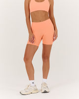 LUXE BIKER SHORTS V2 - PEACH