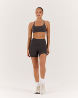 LUXE BIKER SHORTS V2 - PEBBLE