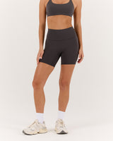 LUXE BIKER SHORTS V2 - PEBBLE