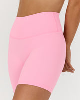 LUXE BIKER SHORTS V2 - POP PINK