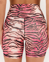LUXE BIKER SHORTS V2 - TIGER PEACH