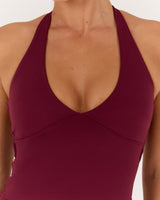 LUXE CLARA TOP - BERRY