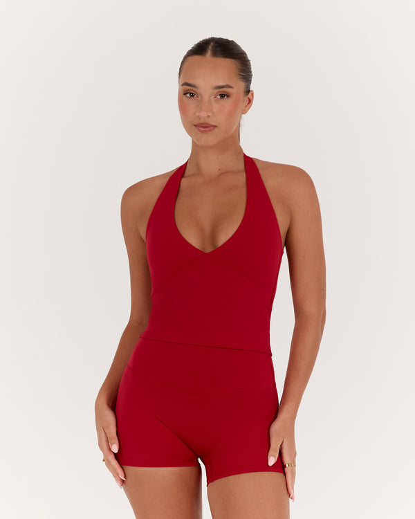LUXE CLARA TOP - CHERRY