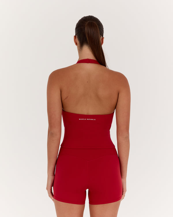 LUXE CLARA TOP - CHERRY
