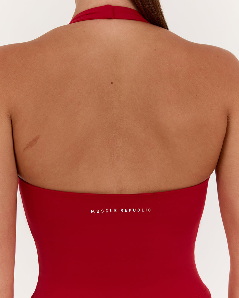 LUXE CLARA TOP - CHERRY