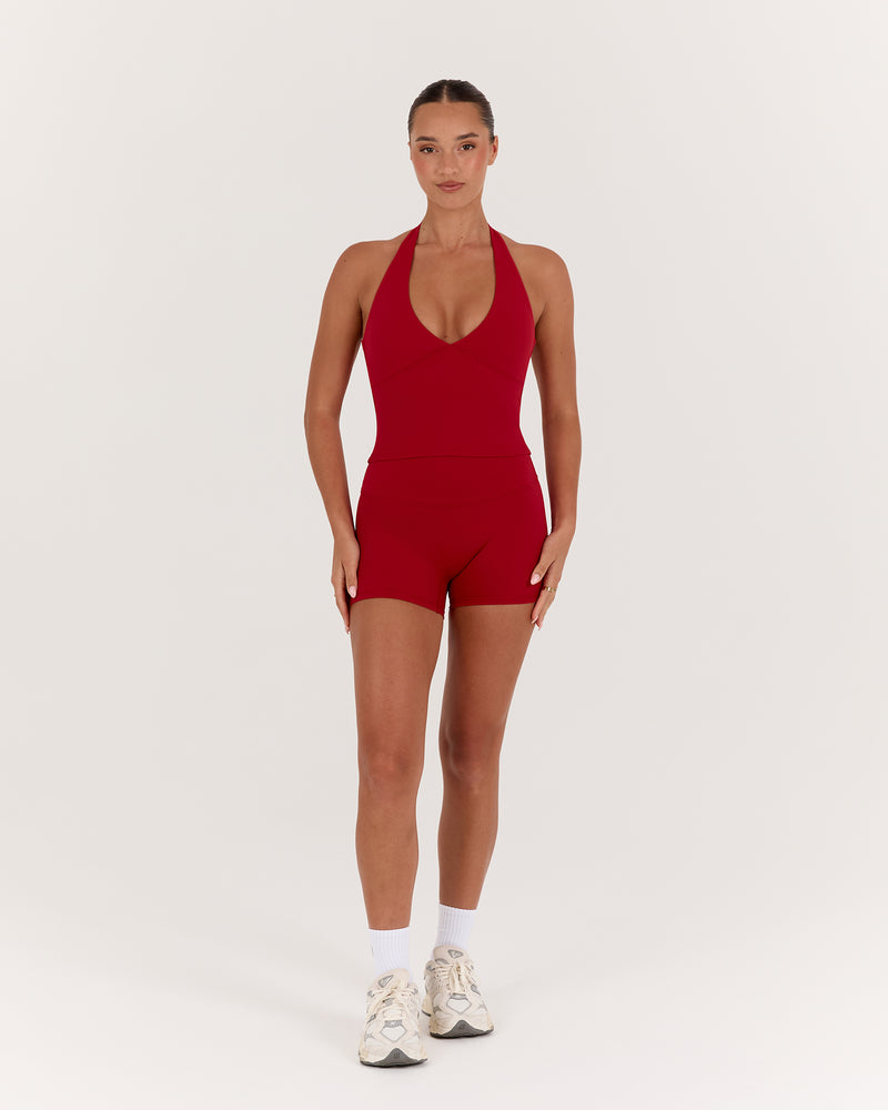 LUXE CLARA TOP - CHERRY