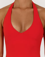 LUXE CLARA TOP - FIERY RED