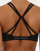 LUXE CLEO BRA - BLACK