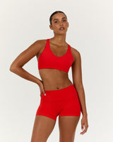 LUXE CLEO BRA - FIERY RED