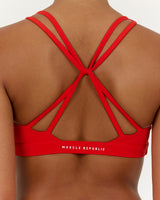 LUXE CLEO BRA - FIERY RED