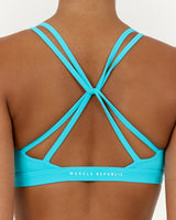 LUXE CLEO BRA - TURQUOISE