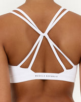 LUXE CLEO BRA - WHITE