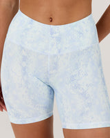 LUXE DARCY BIKER SHORTS - AURA MERMAID